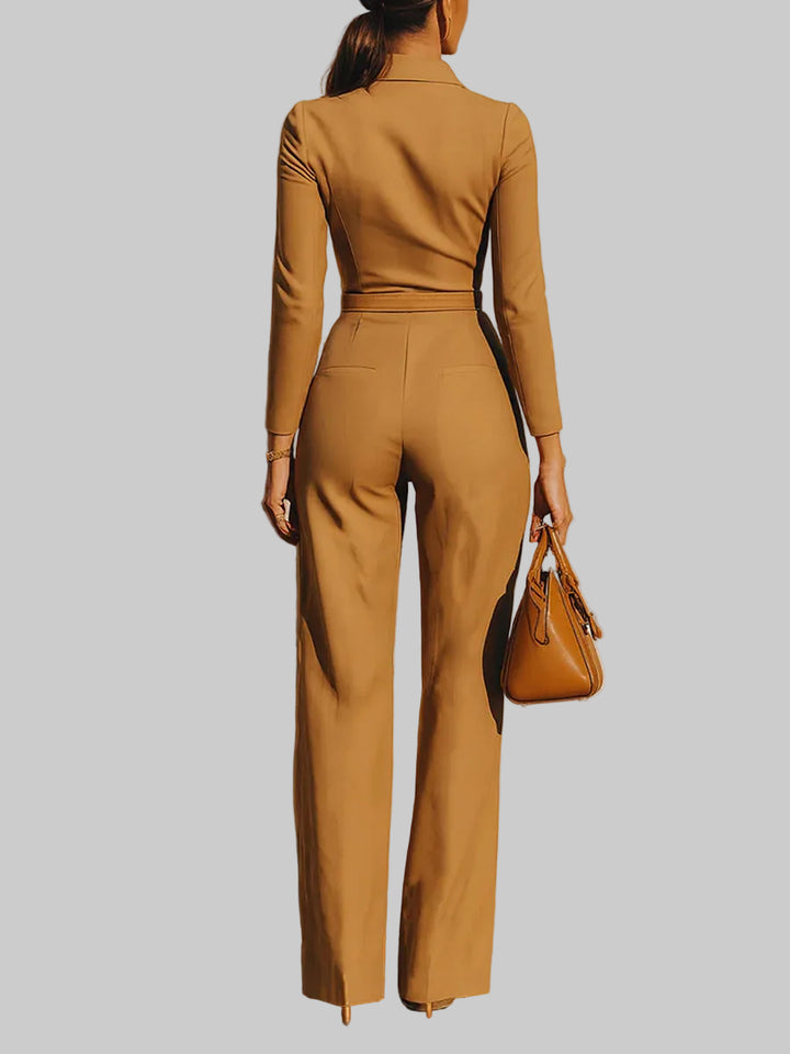 Women | Lapel-Collar Jumpsuit