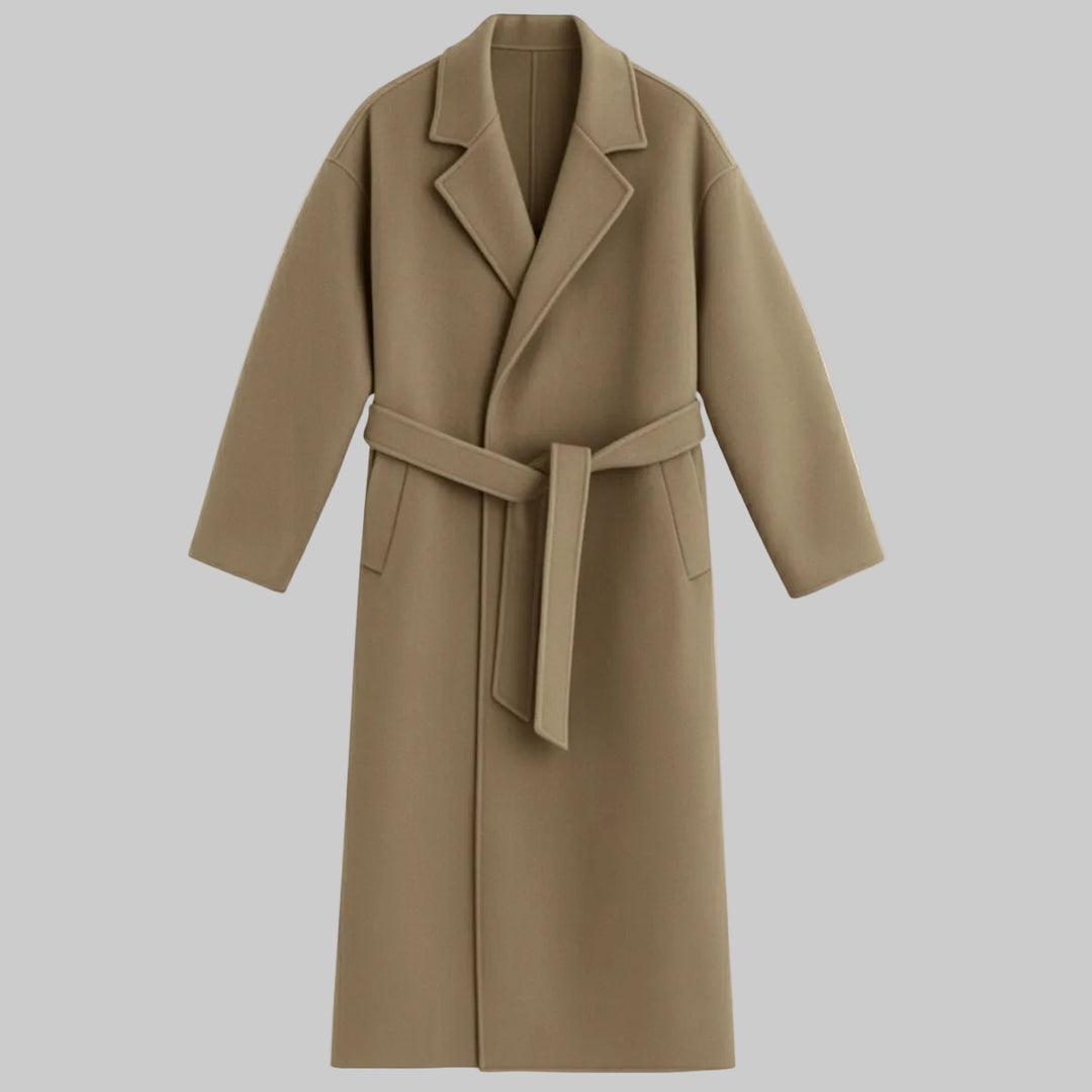 Men | Long Belted Coat