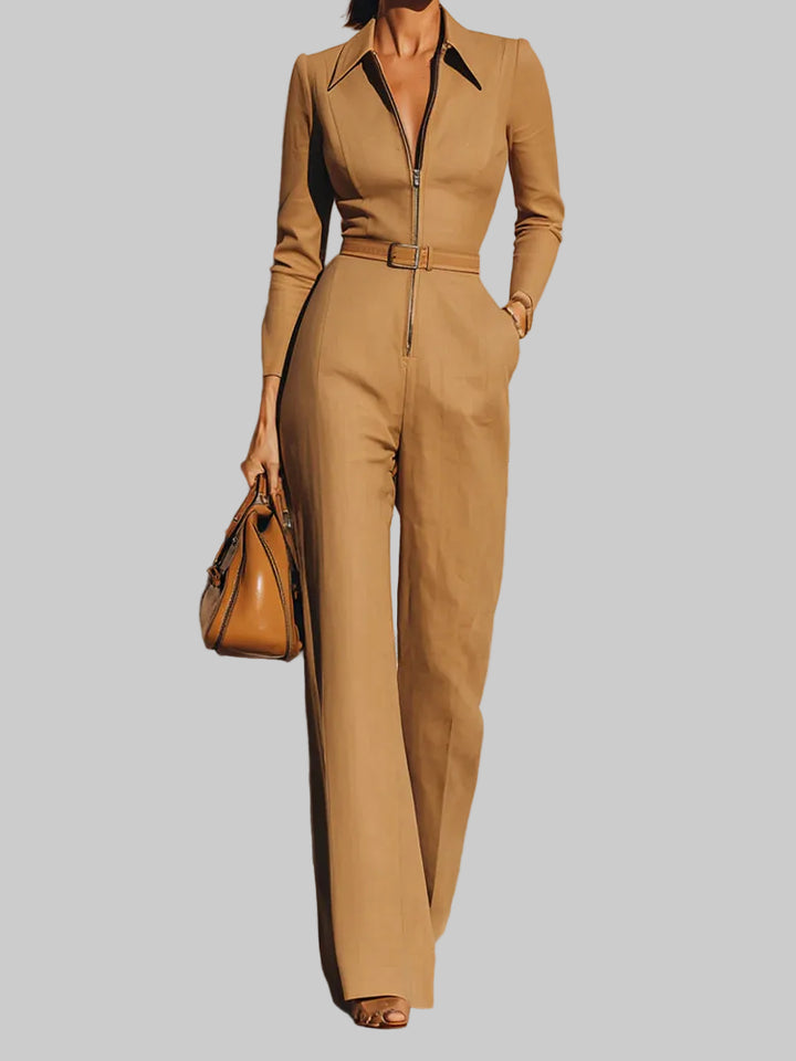 Women | Lapel-Collar Jumpsuit