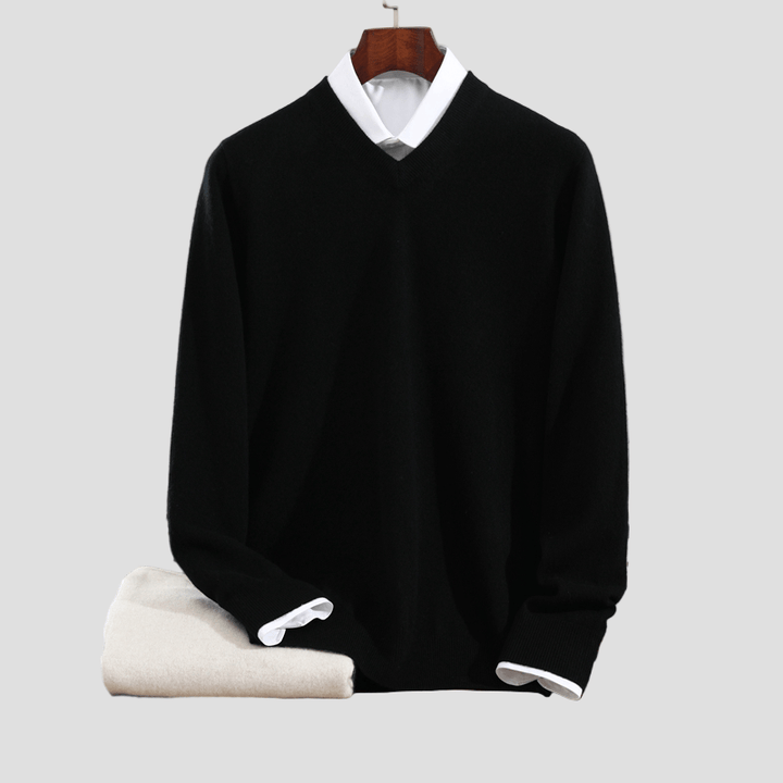 Men | V-neck Basic Sweater