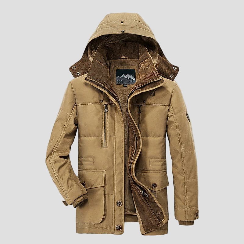 Men Winter Cargo Jacket