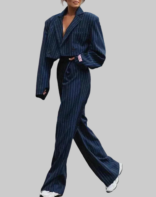 Women | Two-piece Stripped Suit