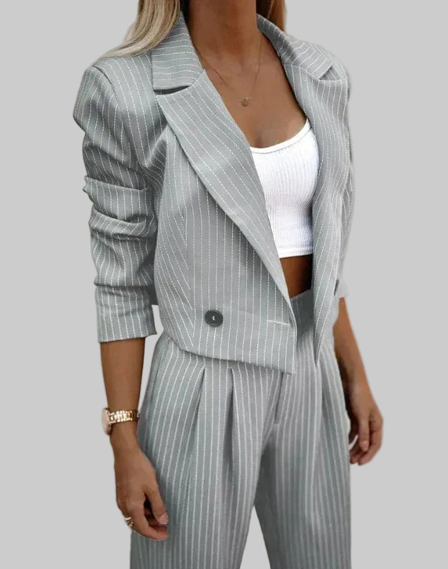 Women | Two-piece Stripped Suit