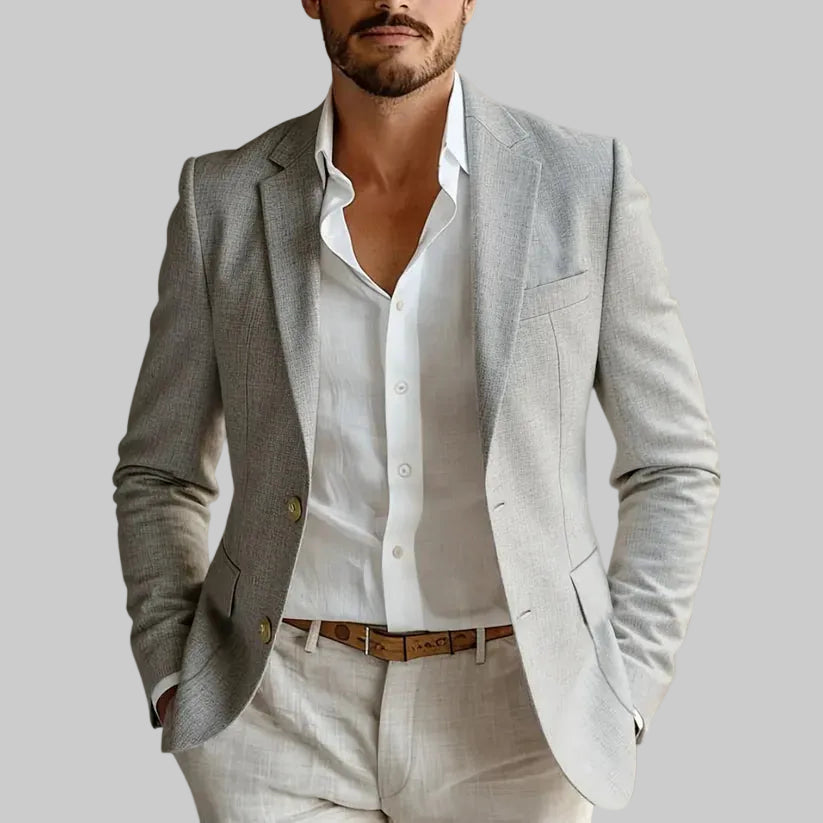 Men | Two-Piece Linen-Blend Suit