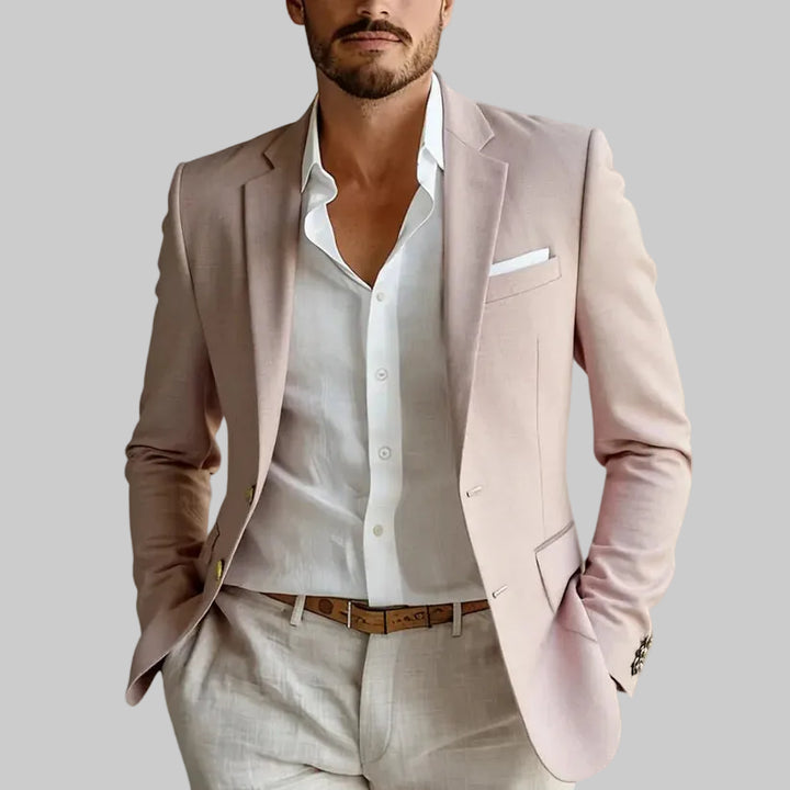Men | Two-Piece Linen-Blend Suit