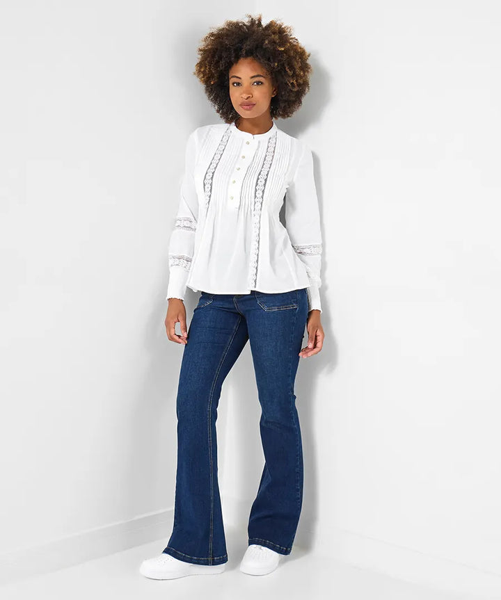 Women | Shirt with lace details