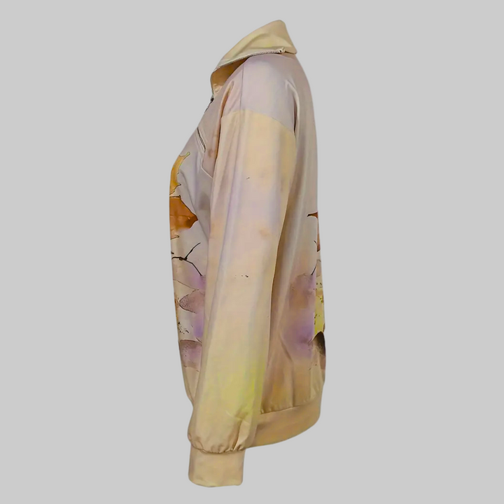 Women | Autumn Leaf Print Sweater