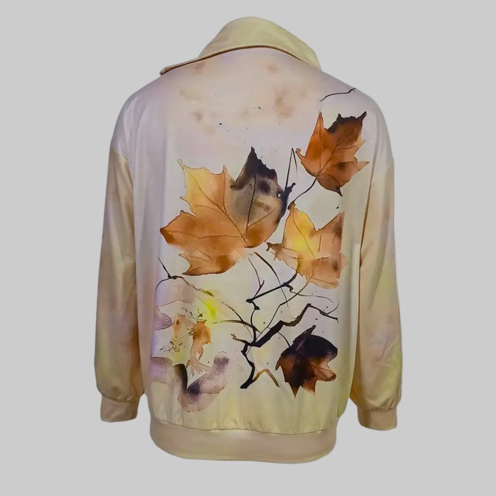 Women | Autumn Leaf Print Sweater