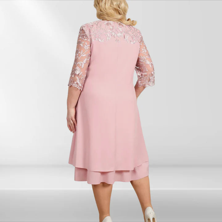 Women | Mid-length dress with mid-length sleeves