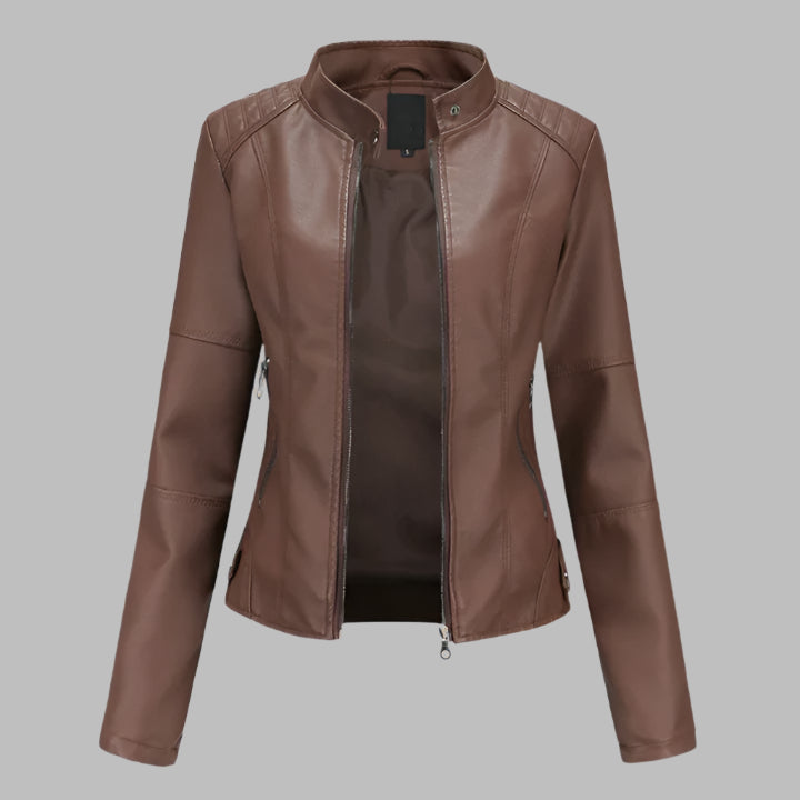 Women | Zip-up jacket with stand-up collar