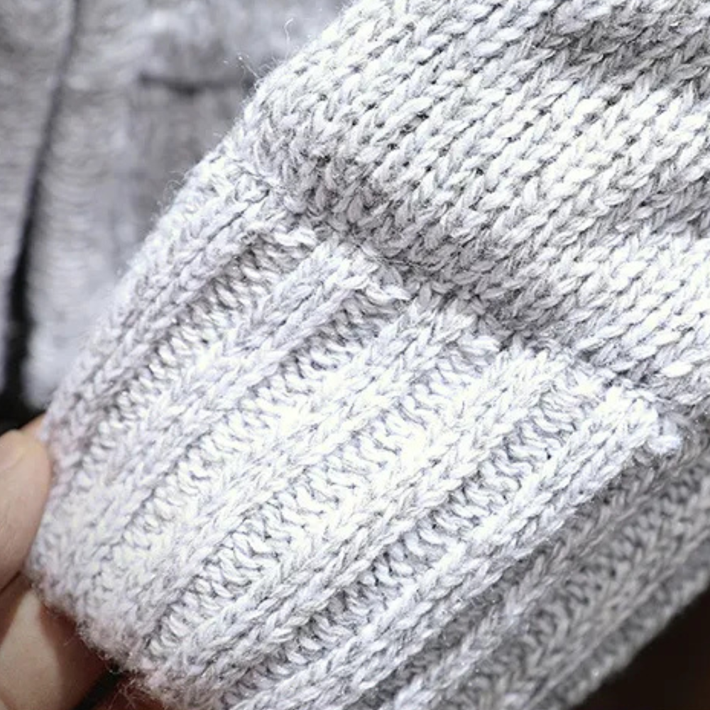 Men | Thick hooded cardigan