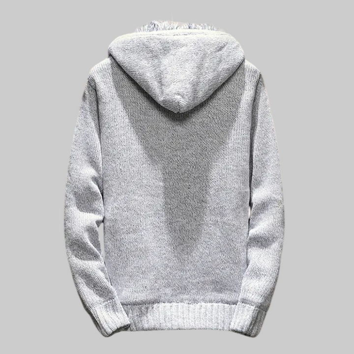 Men | Thick hooded cardigan