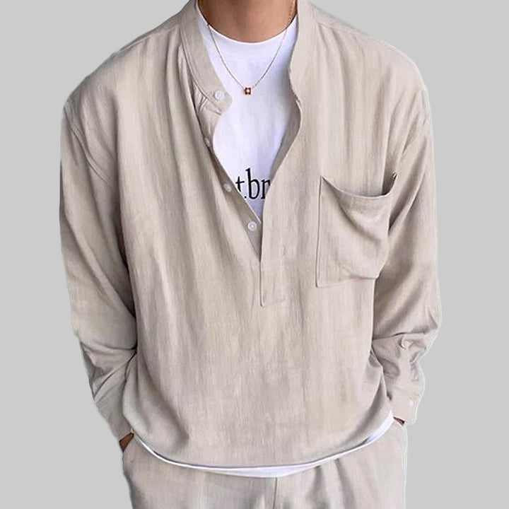 Men | Henley Collar Shirt