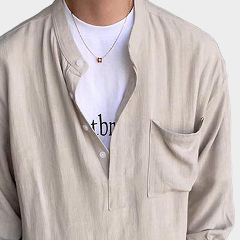 Men | Henley Collar Shirt