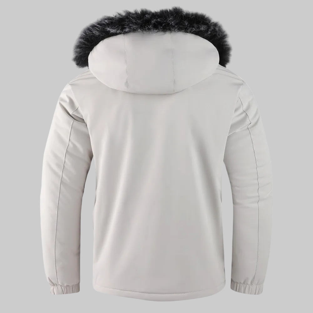 Men | Hooded Jacket with Patterned Lining