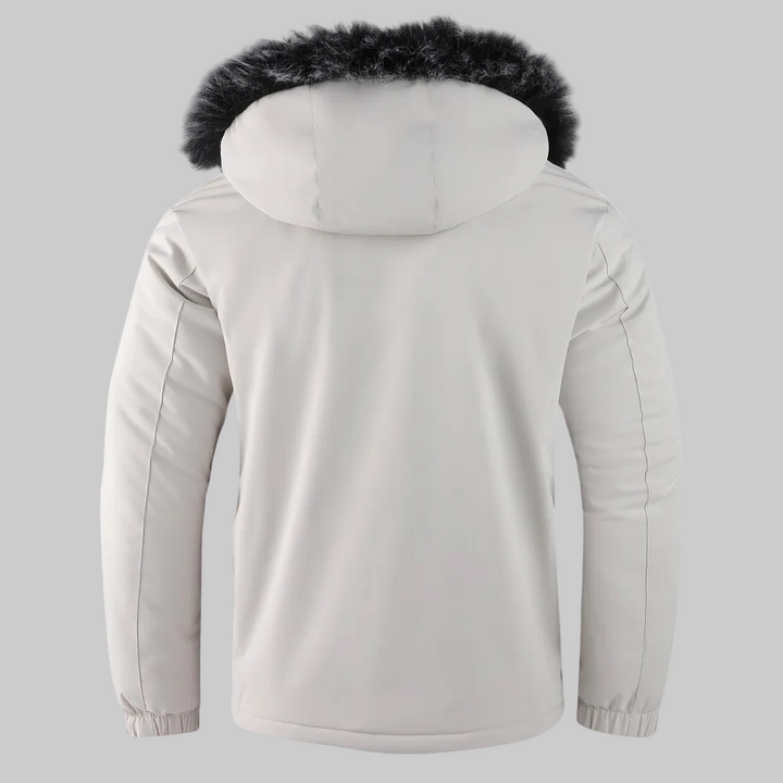 Men | Hooded Jacket with Patterned Lining