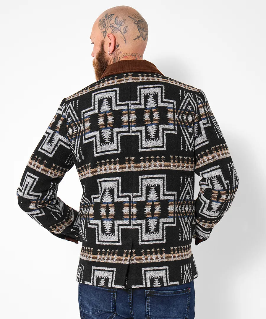 Men | Fold-down collar jacket