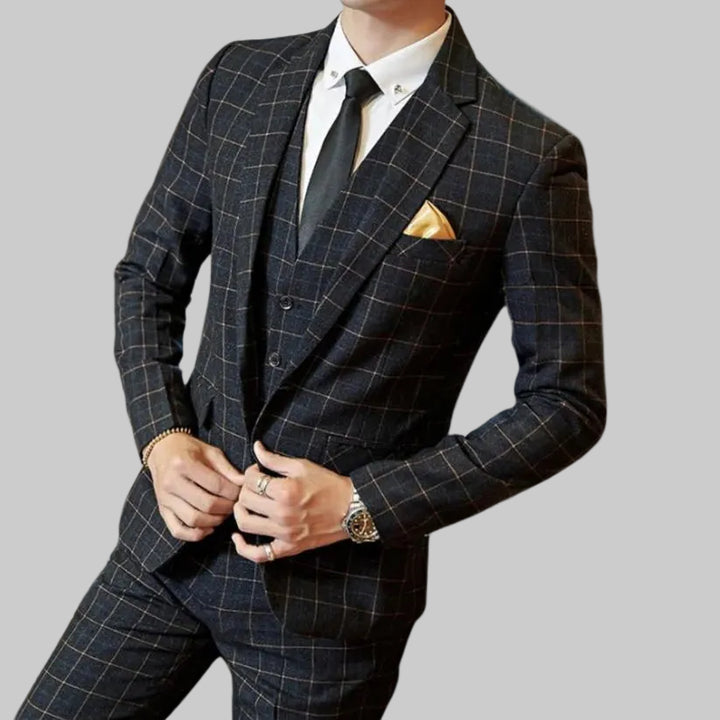 Men | Checked Two-piece Suit