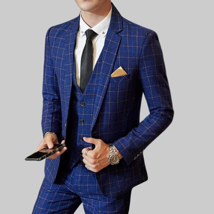 Men | Checked Two-piece Suit