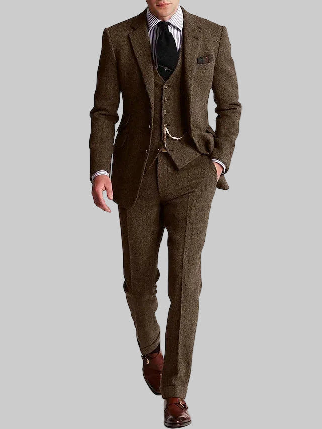 Men | Three-Piece Tweed Suit