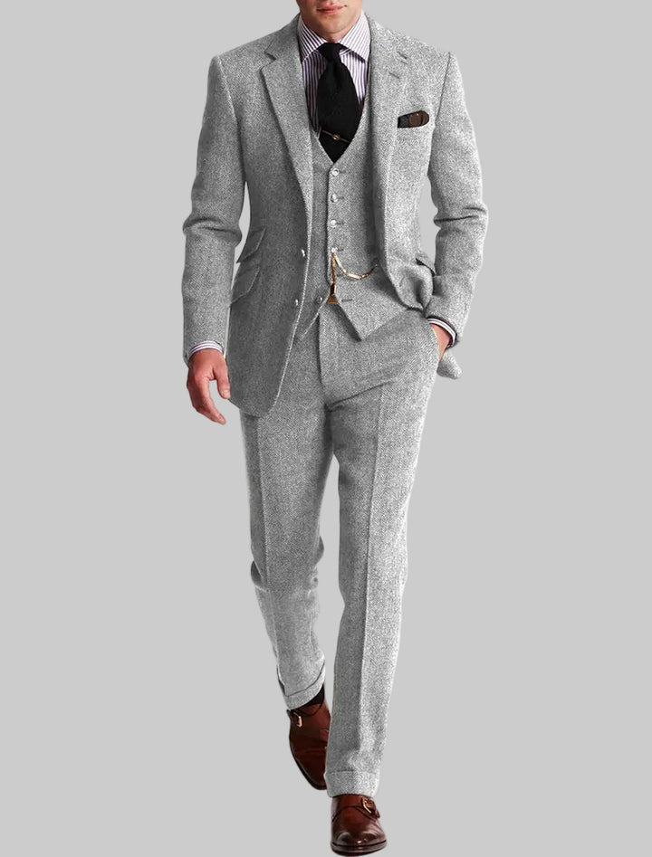 Men | Three-Piece Tweed Suit