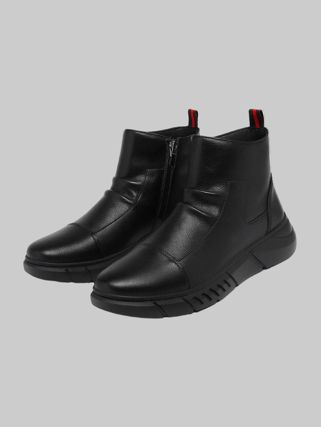 Men | Zippered leather boots