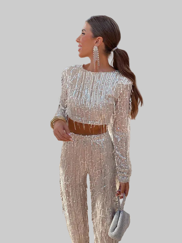 Women | Two-piece Sequin Set