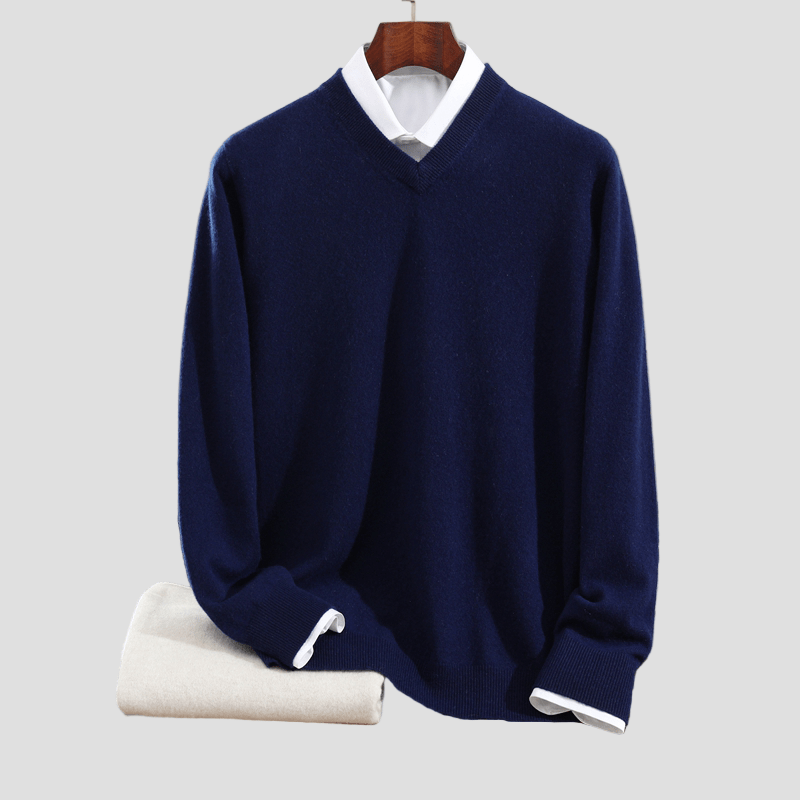 Men | V-neck Basic Sweater