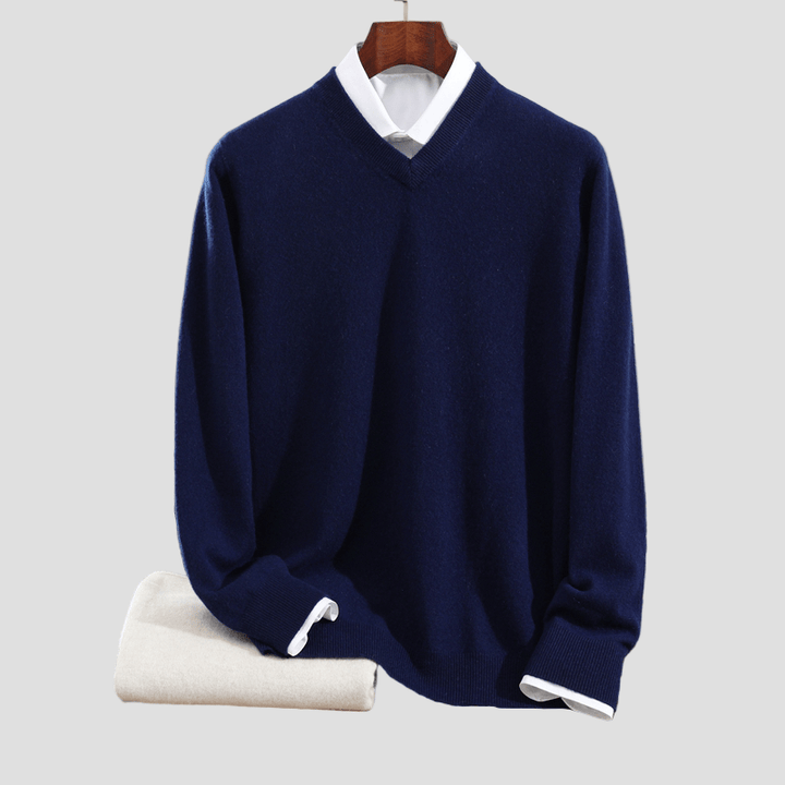 Men | V-neck Basic Sweater