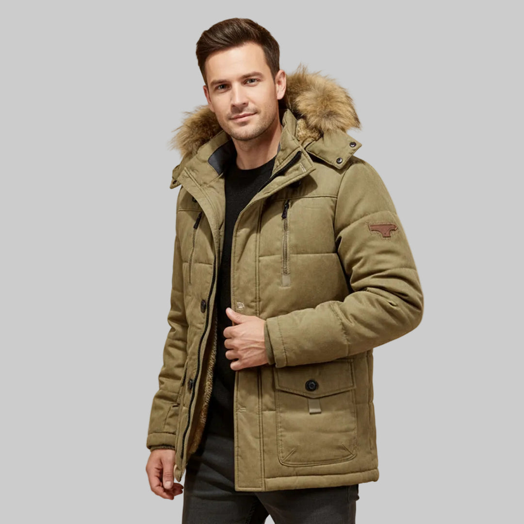 Men | Parka Jacket with Fleece Lining
