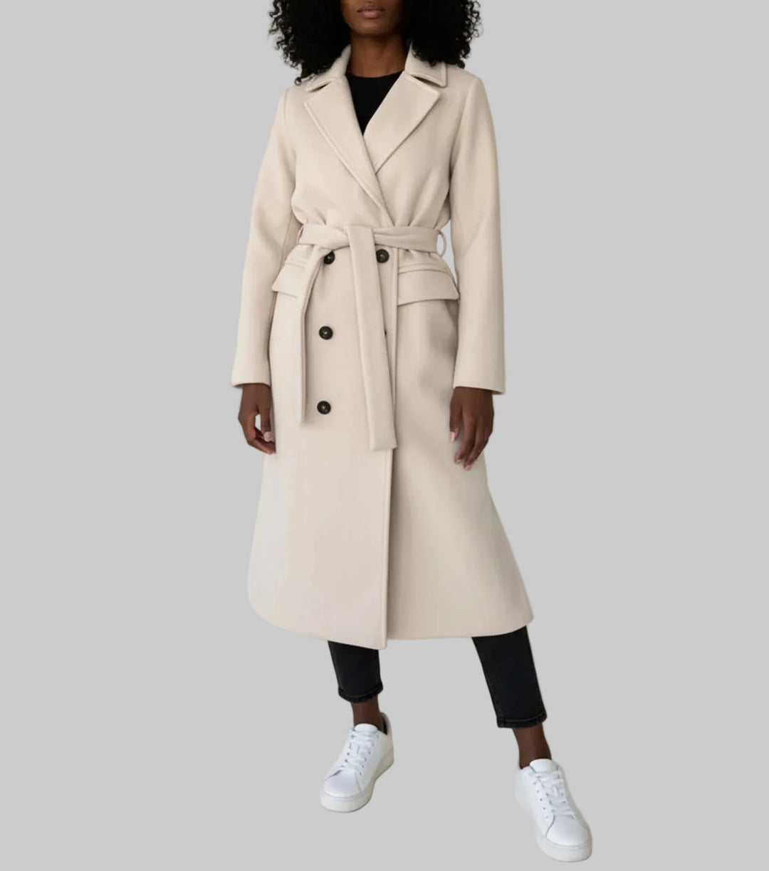 Women | Belted Long Coat