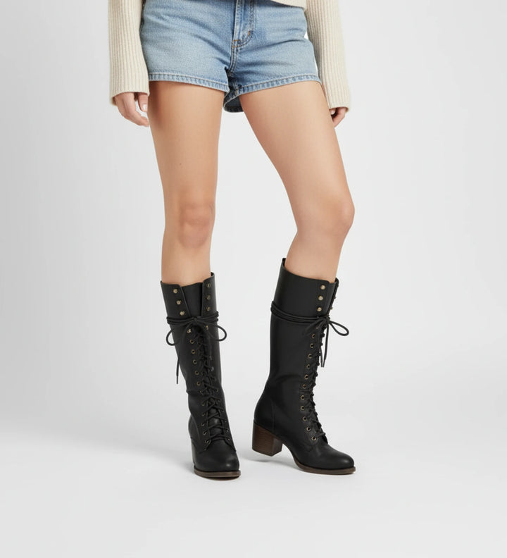 Women | Knee-high Lace-up Boots