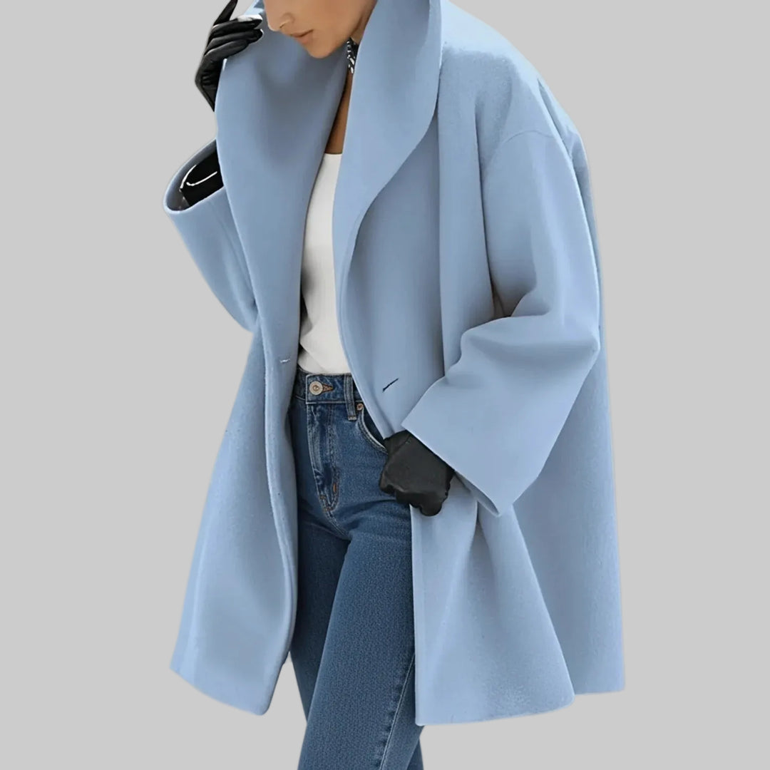 Women | Solid Color Trench Coat